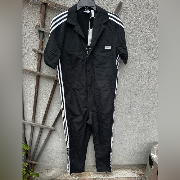 ADIDAS ORIGINAL X FIORUCCI JUMPSUIT in Black New with Tags! - Picture 10 of 15
